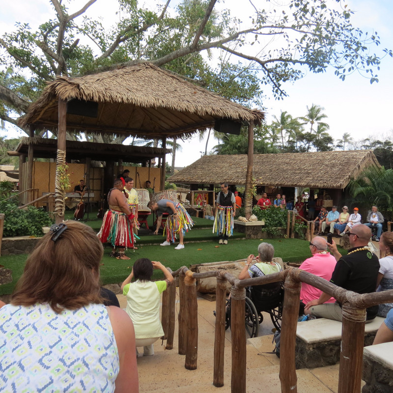 Tonga Drum presentation with volunteers from the audience