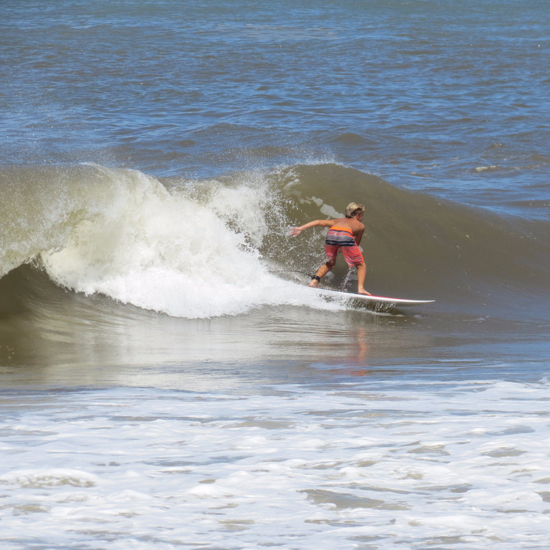 Surfing at Waimea