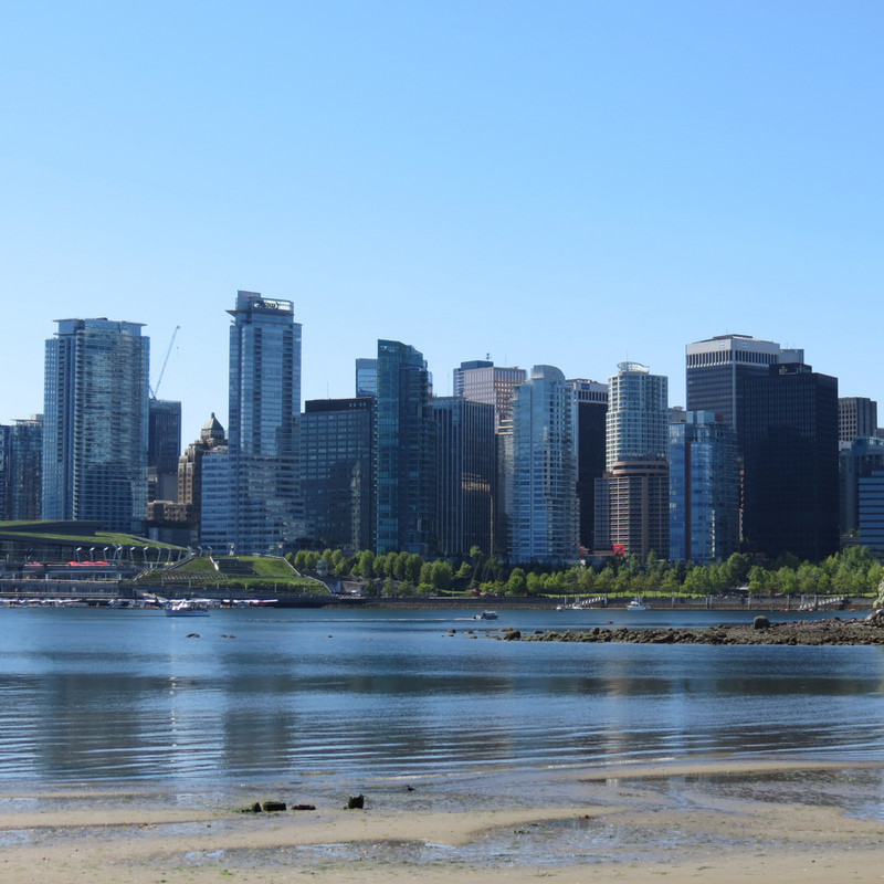 View of Downtown from Stanley Park