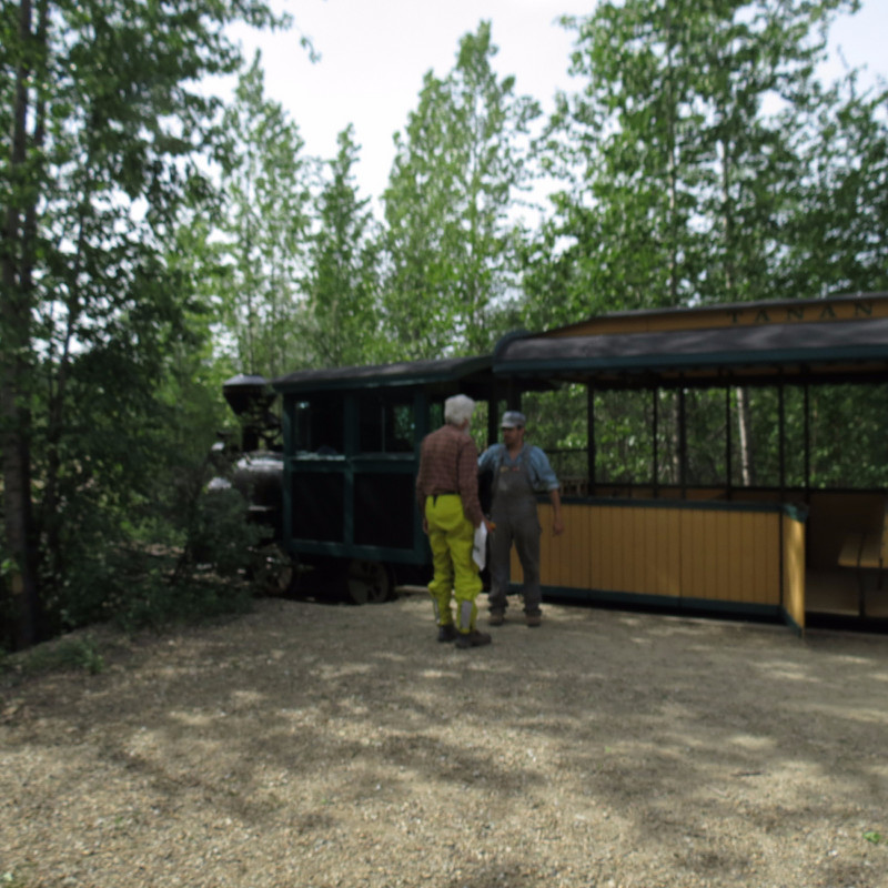 The train from the Gold Dredge