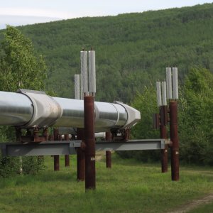 Part of the Alaska Pipeline