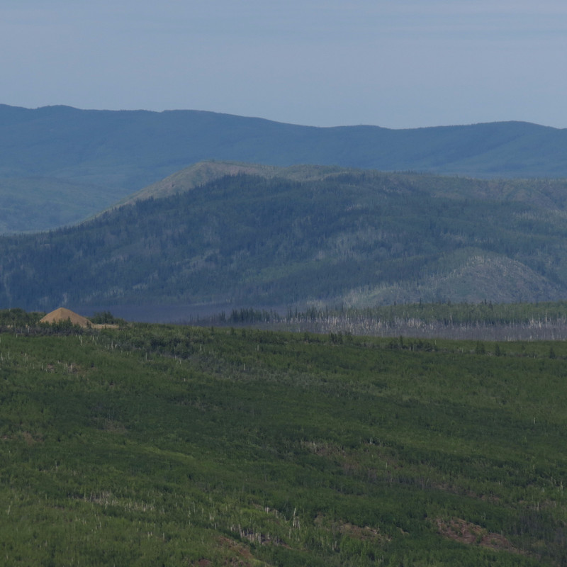 View from hill along the Dalton Highway