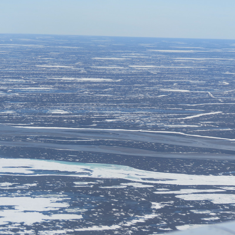 View of Prudhoe Bay from the Plane
