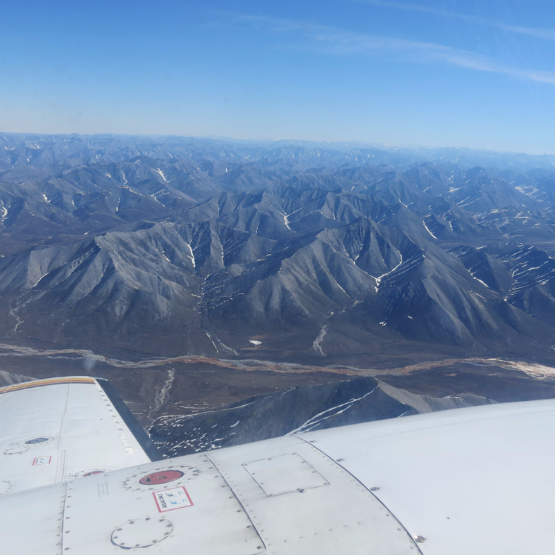 View of the Brooks Range from the Plane