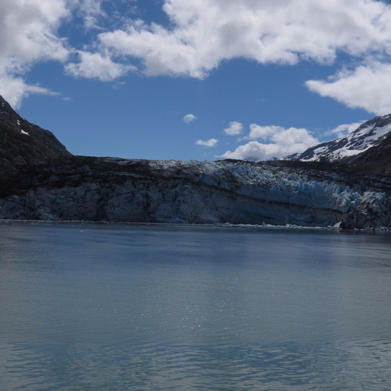 One of the glaciers in Glacier Bay