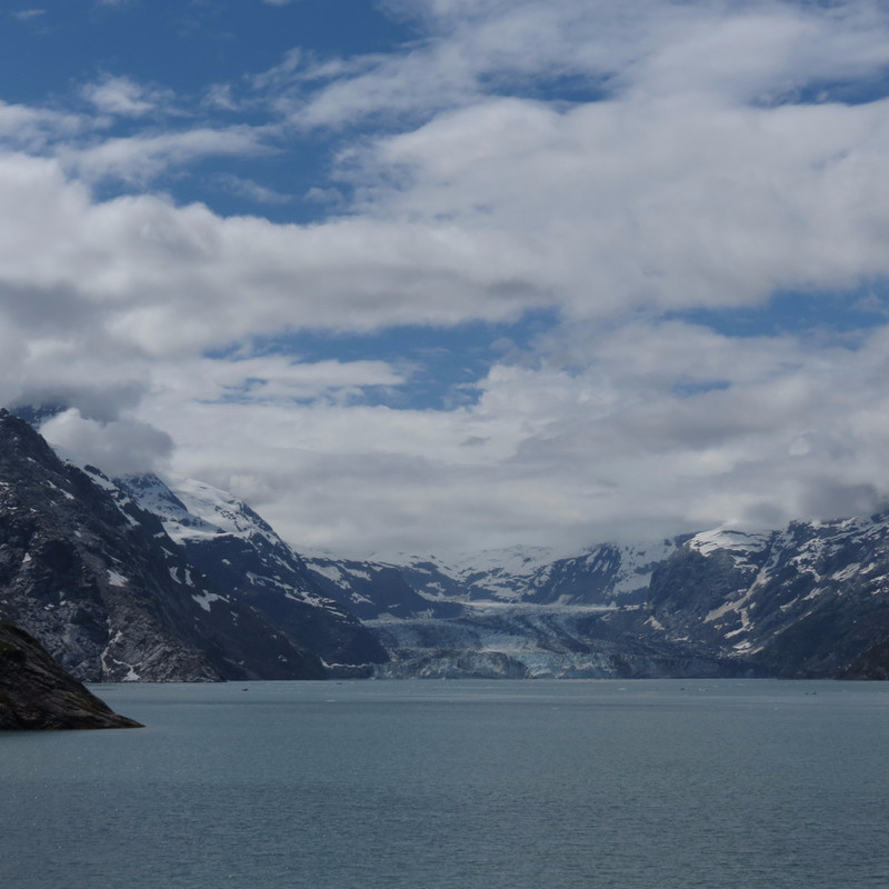 One of the glaciers in Glacier Bay