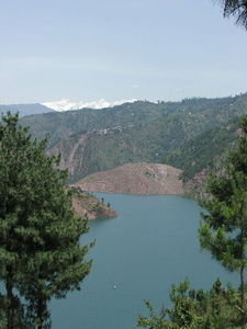 Lake that was created by the earthquake
