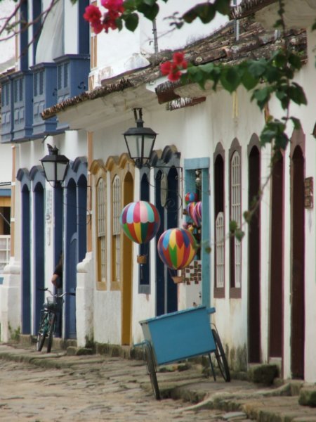 Streets of Paraty, just before we've left