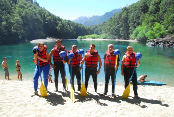 Our rafting group