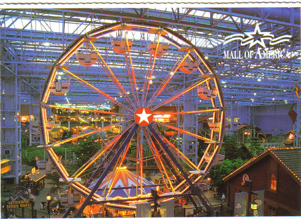 Ferris wheel at the monster mall