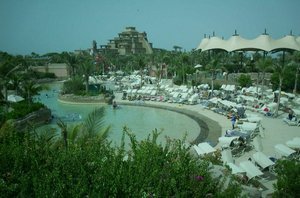 Aquaventure, the 42-acre waterpark at the Atlantis Hotel on the Palm Jumeirah