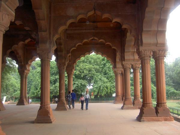 Arches at the Red Fort, Delhi.