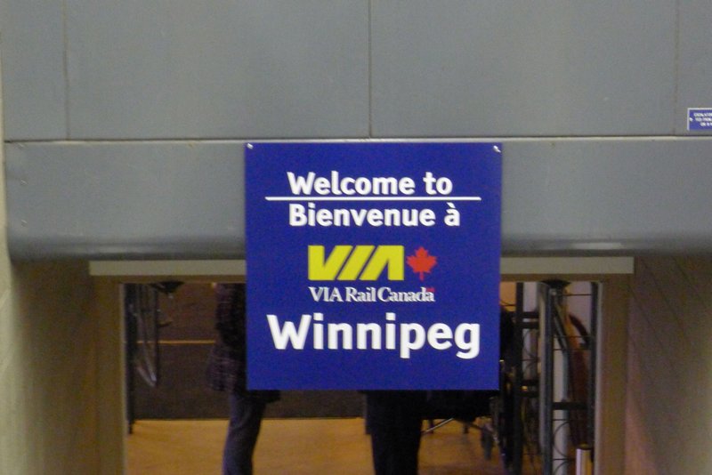 4 hour stop over at Winnipeg
