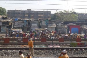 8 - Slums by the train track