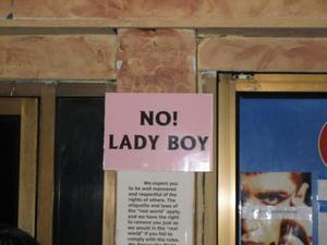 No LADY BOY