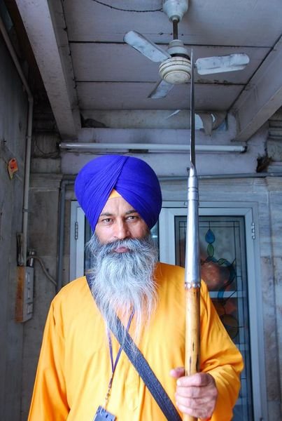 Sikh bewaker, Delhi