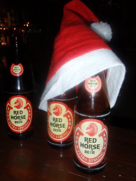 Christmas with Red Horse