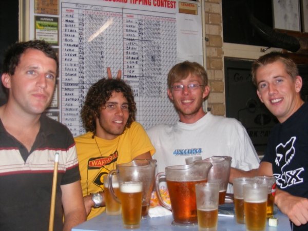 Boys with their beer