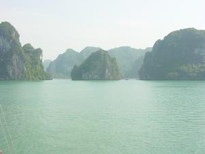 The first of many pictures of Halong Bay