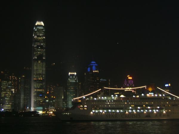 Ferry by night