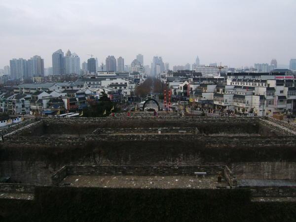 View from the top of the wall