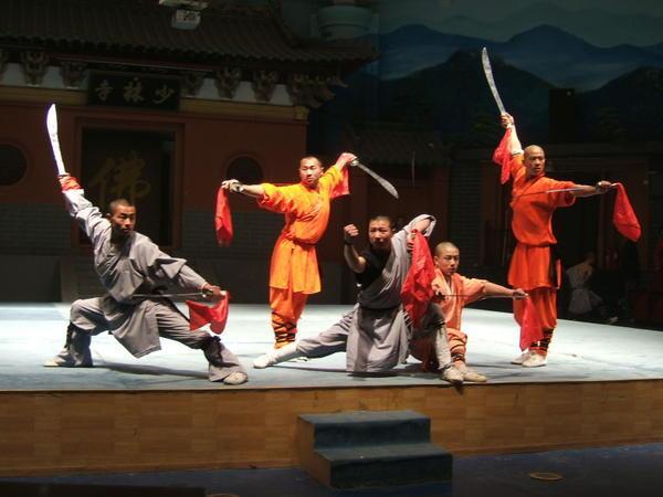 Kung Fu with swords
