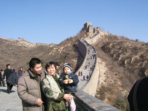 Family day out at the wall..