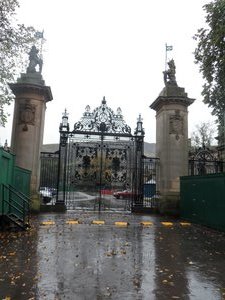 Gates to Holyrood Palace