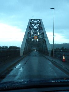 Single lane bridge at Connel