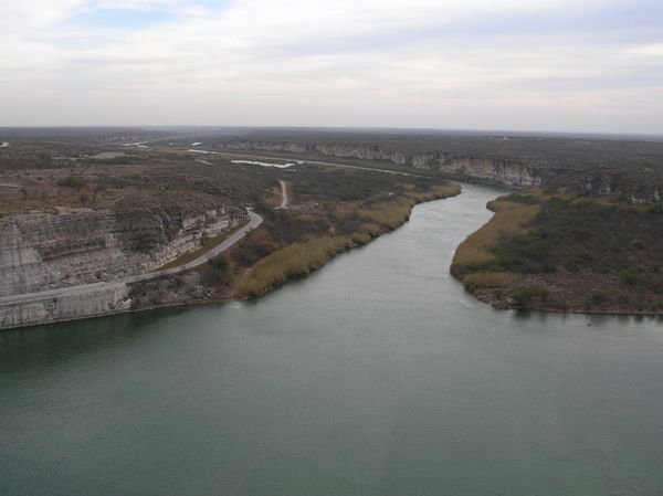 Rio Grande from Amistad Dam