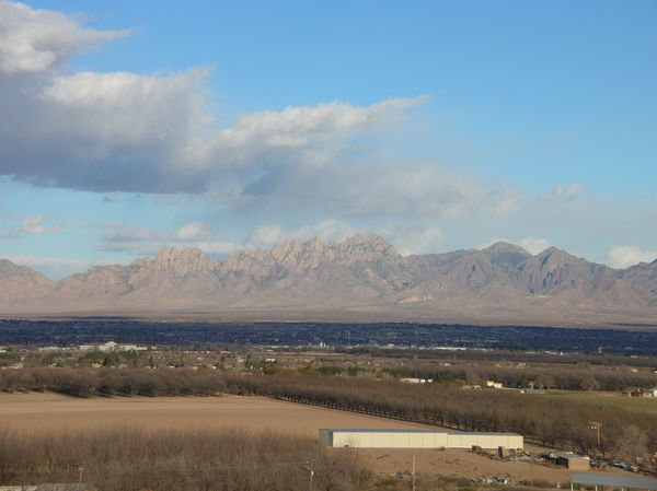 View from campground looking east over Las Cruces