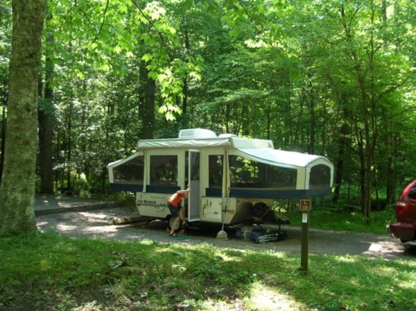 Our camper at Elkmont CG