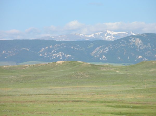 prairie, hills and mountains