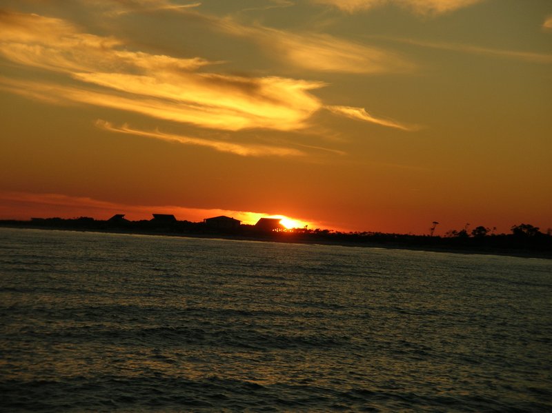 Sunset over St. George Island