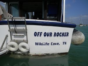 Boat name and home port