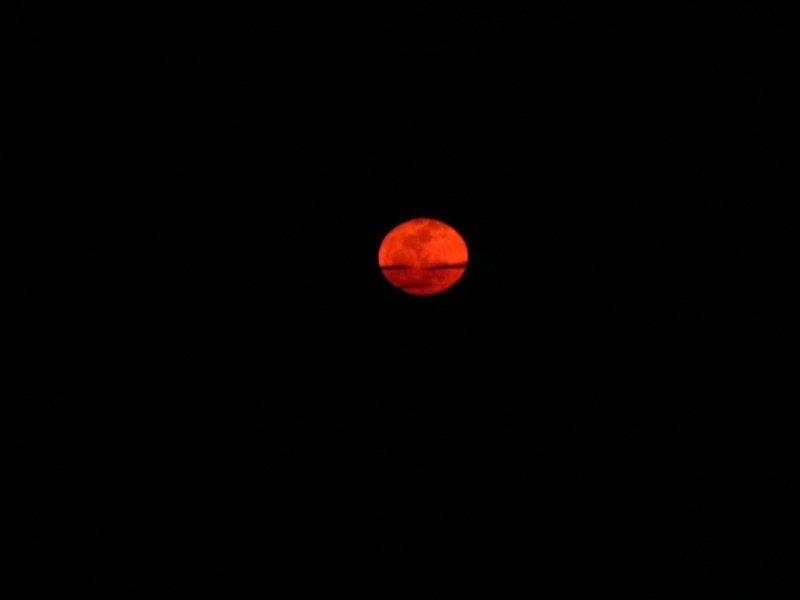 Big Red Moon Rising