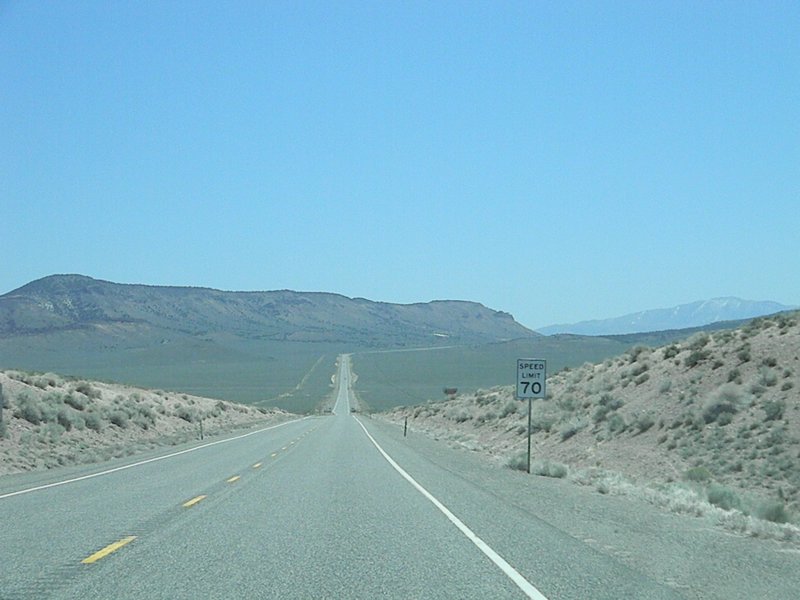 Long stretch of road