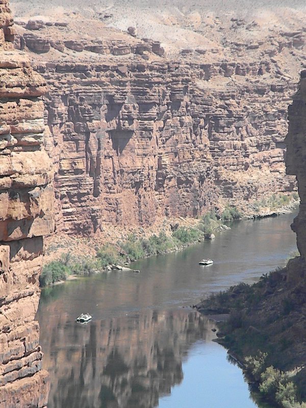 Rafts in Colorado River