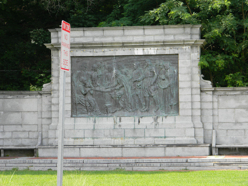 At base of Pilgrim Monument