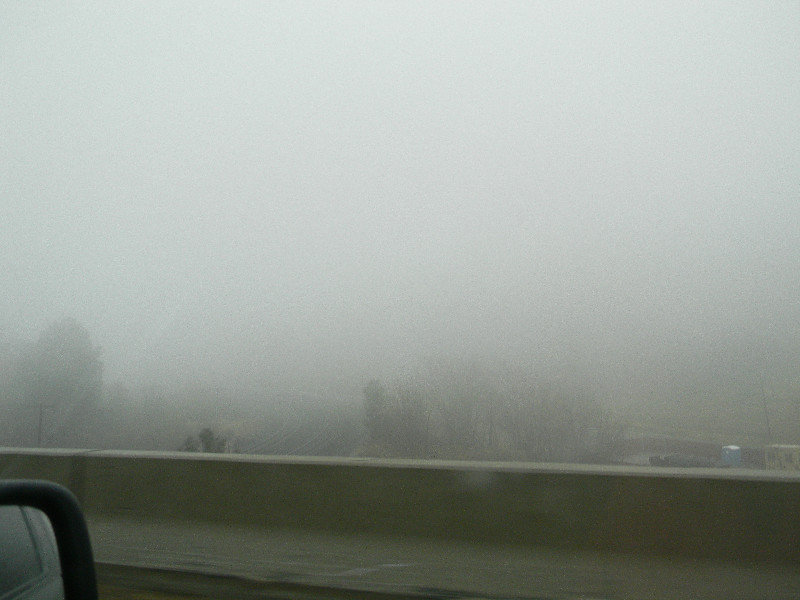 Fog over Tehachapi