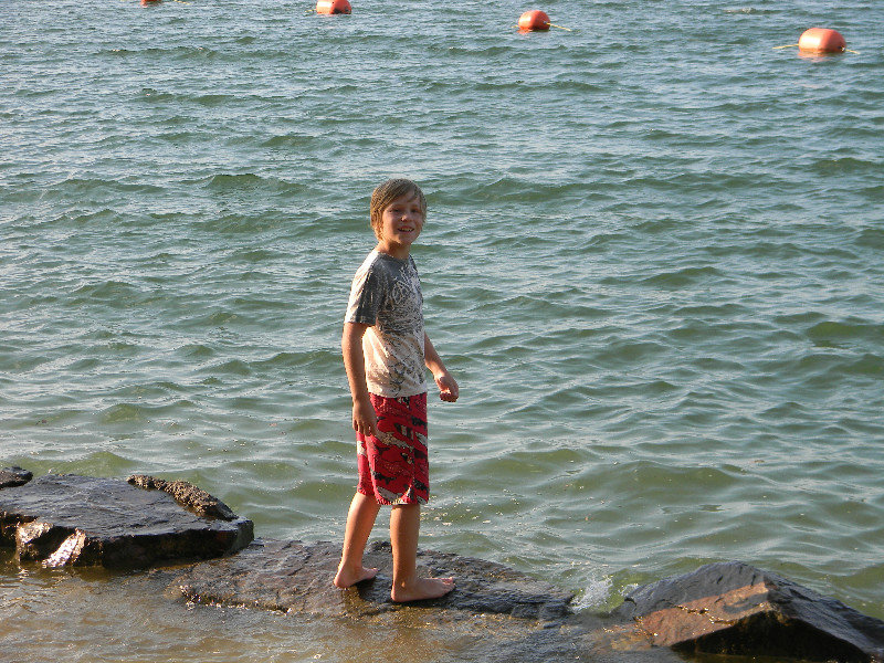 Sean at Tenkiller Lake