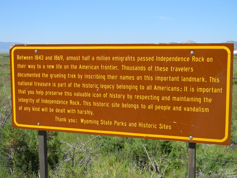 about Independence Rock