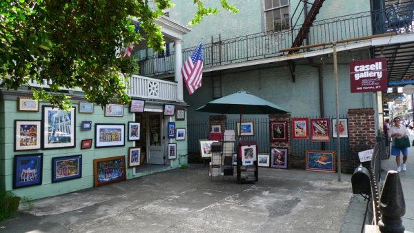 Gallery in the French Quarter