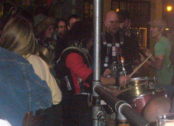 Samba Band in the bar