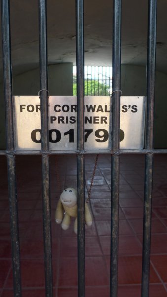Locked away at Fort Cornwallis 