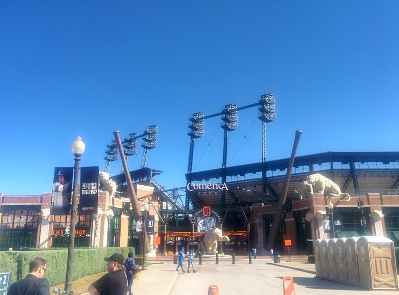 Comerica Park: home to the Detroit Tigers