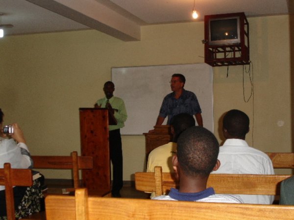 Ralph teaching Bible class