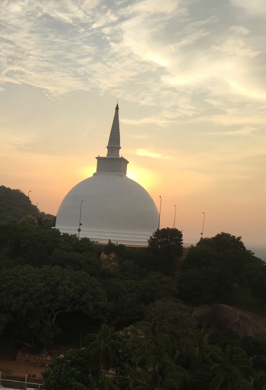 Stupa at Sunset