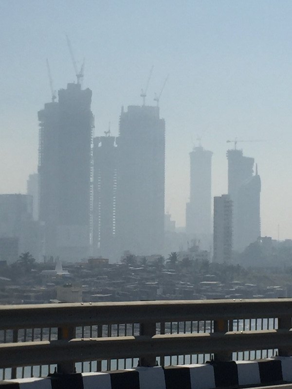 Smoggy Skyline of Bombay