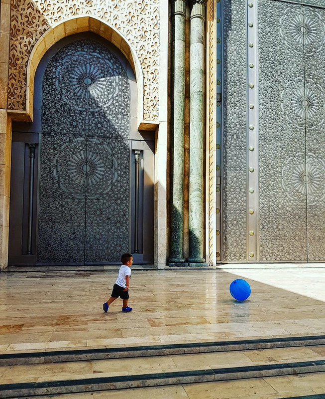 boy and his ball.